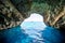 The famous blue caves on Zakynthos island, Ionian Sea, Greece