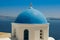 Famous Blue Church Domes of Santorini