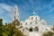 Famous Blue Church Domes of Santorini