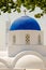 Famous Blue Church Domes of Santorini