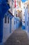 Famous blue streets of Chefchaouen