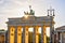 The famous Brandenburg Gate in Berlin