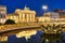 The famous Brandenburger Tor in Berlin at night