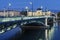 Famous bridge and University in Lyon