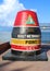 Famous Buoy sign marking the southernmost point in Continental United States in Key West, Florida