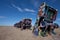 The famous Cadillac Ranch, Amarillo Texas