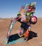 The famous cadillac ranch of texas