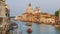 Famous Canal Grande and Basilica at sunset in Venice, Italy