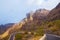 Famous canyon Masca in fog at Tenerife island - Canary