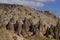 Famous Cappadocian landmark - unique volcanic stone pillars