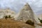 Famous Cappadocian landmark - volcanic rock cones,Turkey