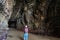 Famous cathedral caves at the beach of New Zealands South Island