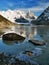 Famous Cerro Torre mountain in Patagonia, Argentina