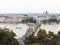 Famous chain bridge in Budapest.