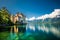Famous Chateau de Chillon at Lake Geneva near Montreux, Switzerland, Europe