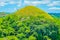 Famous Chocolate Hills natural landmark