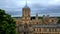 Famous Christ Church University of Oxford - aerial view