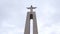 Famous Christ statue in Lisbon Almada called Cristo Rei