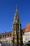 A famous city well in Nurnberg old town