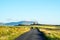 Famous Classiebawn Castle with Belbulbin mountain at the background in Sligo, Ireland