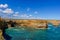 Famous cliffs with clouds near 12 Apostel, Victoria, Australia