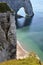 Famous cliffs of Etretat in France