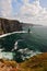 Famous cliffs of moher on west coast of ireland