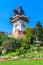 Famous Clock Tower in Graz, Austria