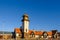 The Famous Clock Tower of Wemyss bay Railway Station & Pier Inverclyde Scotland.