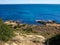 Famous coast beach of Cabo Roig. Province of Alicante. Costa Bla