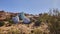 The famous colorful Painted Rocks near Tafraoute, Morocco