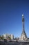 Famous columbus monument landmark in central barcelona spain