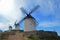 Famous Consuegra white Windmills  Spain