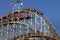 Famous Cyclone wooden roller coaster Coney Island, Brooklyn, New York City
