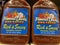 Famous Daves BBQ sauce on a retail shelf NEW front label