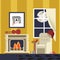 Famous detectives room, sherlock result vector illustration. Atmosphere for revealing complicated criminal case, crime