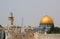 Famous Dome of the Rock mosque in Jerusalem