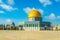 Famous dome of the rock situated on the temple mound in Jerusalem, Israel