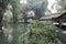 Famous Du Fu thatched cottage by lake, adobe rgb