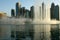 Famous dubai musical fountain, United Arab Emirates