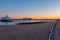 Famous Eastbourne Pier in the evening sun