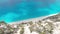 Famous Egremni beach, aerial view