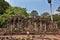 The famous elephant terrace in ancient Angkor