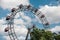 Famous Ferris Wheel of Vienna Prater park called Wurstelprater