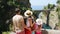 Famous fiordo di furore beach seen from bridge.