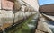 Famous fountain of L AQUILA City in Central Italy called FONTANA