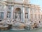 famous fountain of TREVI in Rome in Central Italy
