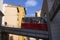 Famous funicular in Lyon city