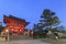 The famous Fushimi Inari-taisha in Kyoto