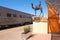The famous Ghan railway at the Alice Springs terminal